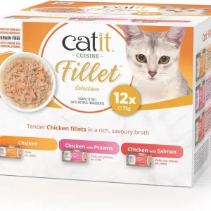 Catit – Cuisine Chicken Fillets Variety Pack 12x75g v:8870698