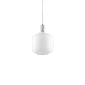 Normann Copenhagen – Amp Pendellampe – Small – Hvit/Hvit – White – S – Gratis frakt v:1634047