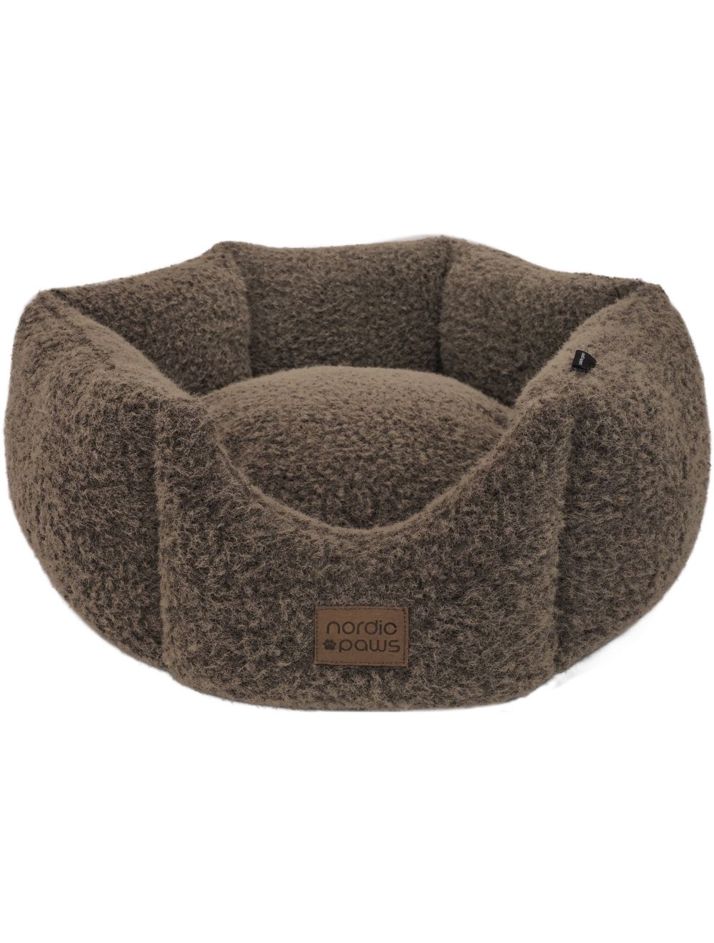 Nordic paws - ComfyHex Dogbed Edda S - Brown - 55 x 55 x 24 cm - Gratis frakt v:8858880