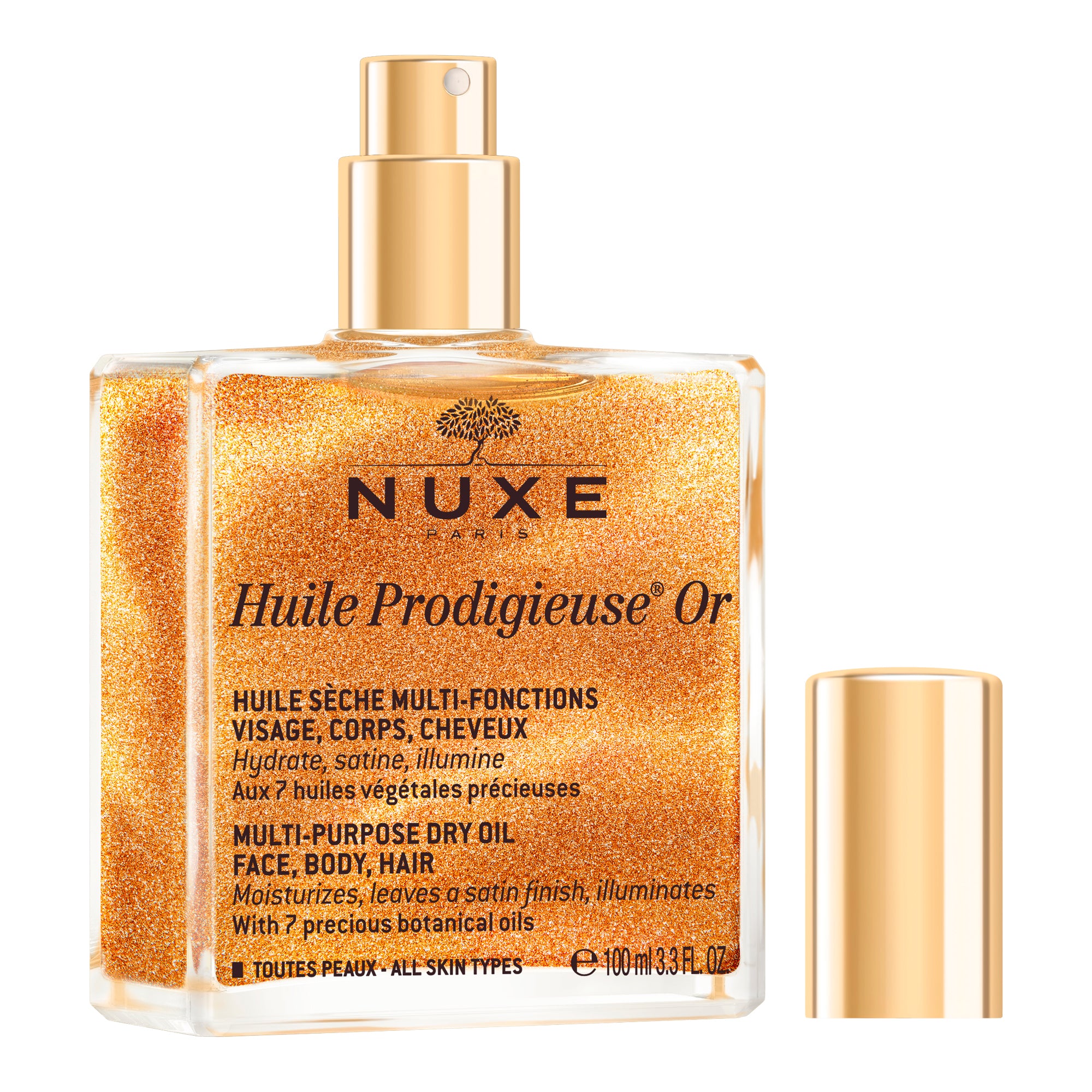 Nuxe - Huile Prodigieuse Golden Shimmer Face, Body And Hair Oil 100 ml v:5669170