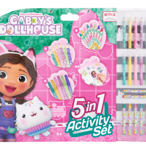 Gabby’s Dollhouse – 5-in-1 Coloring & Activity Set (GD24306) v:7471200 Gabby’s Dollhouse – 5-in-1 Coloring & Activity Set (GD24306) v:7471200