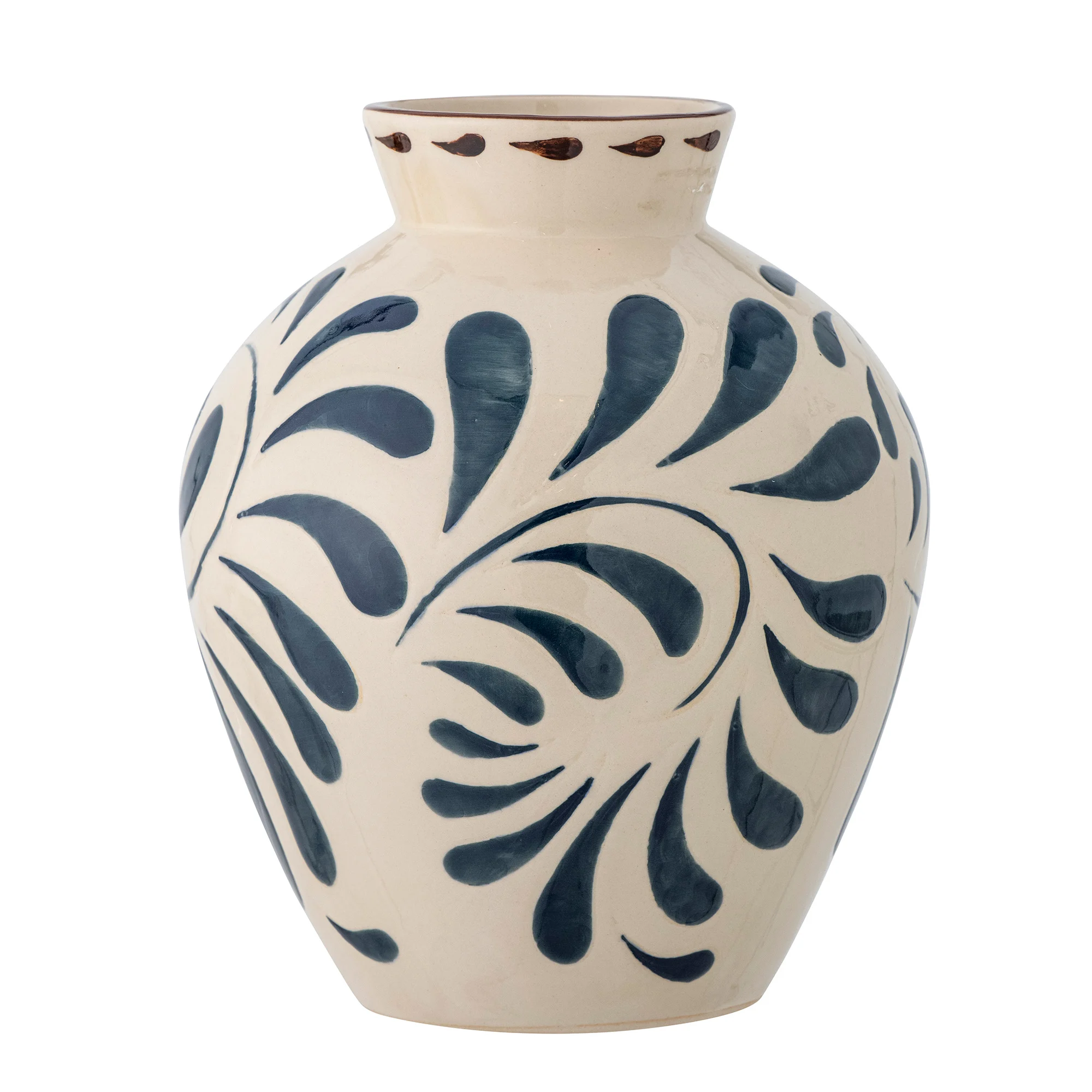 Bloomingville – Heikki Vase – Blue – Stoneware – Gratis frakt v:4880618 Bloomingville – Heikki Vase – Blue – Stoneware – Gratis frakt v:4880618