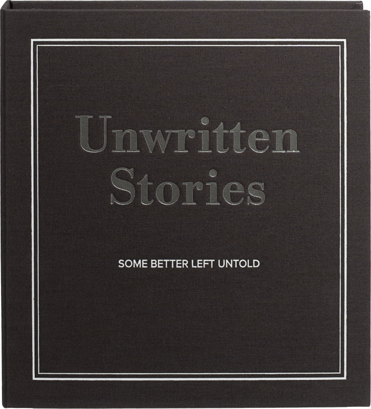 Focus - Coffee Table Unwritten Stories Fotoalbum 24,5x27 cm – Dekorativt album i tekstil - Dark Grey v:2188071