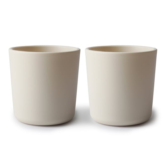 Mushie - 2-pack Cup - Ivory - 225 ml v:2025569
