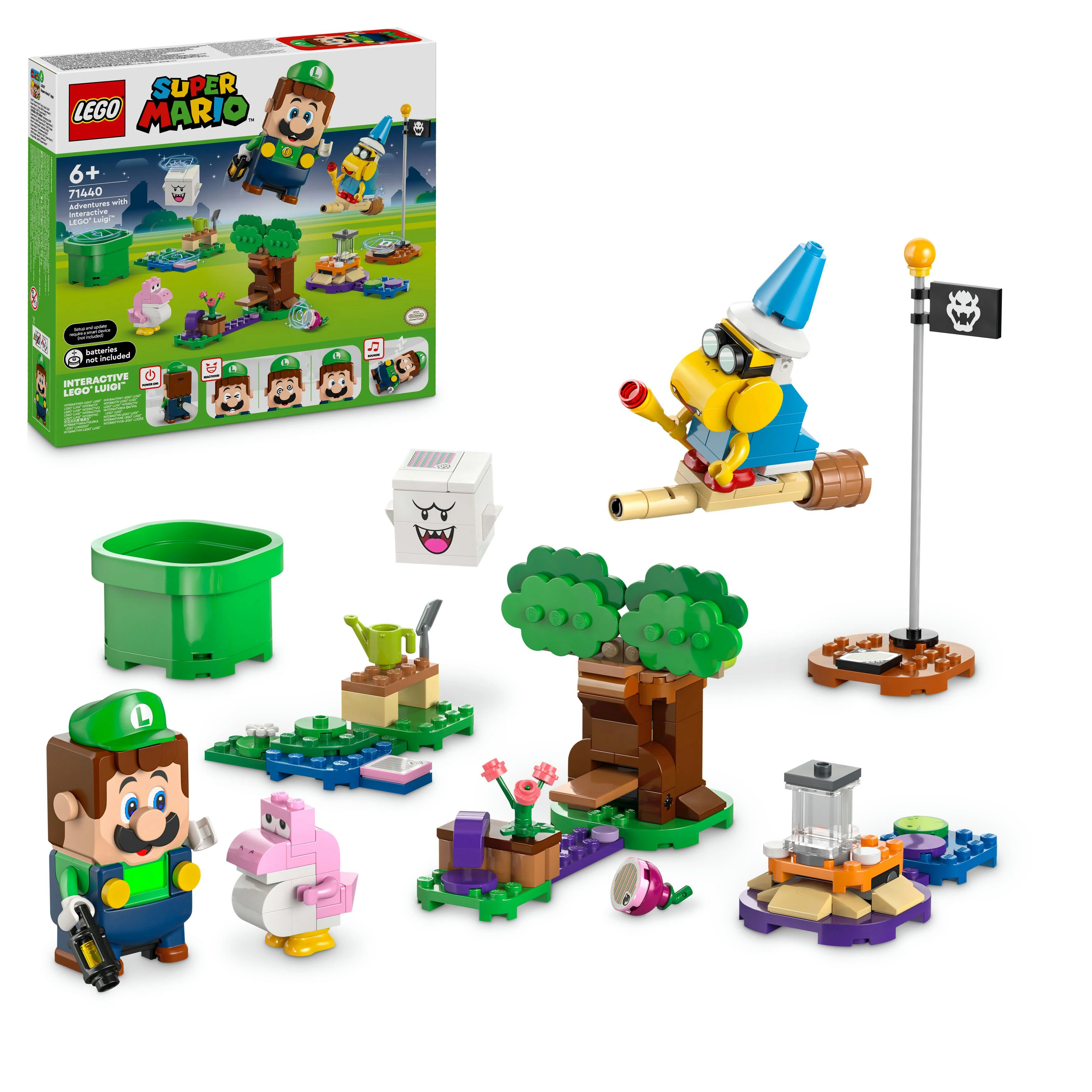 LEGO - Super Mario - På eventyr med interaktive LEGO® Luigi™ (71440) - Gratis frakt v:4411026