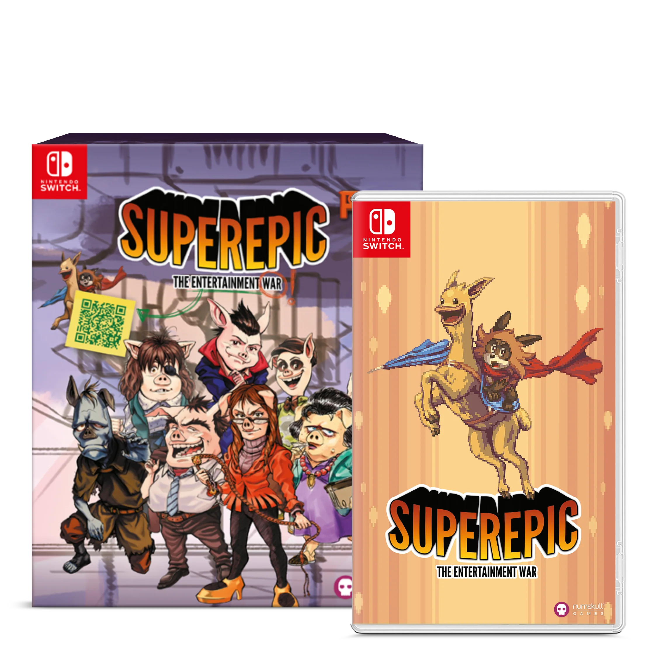 SuperEpic: The Entertainment War (Special Limited Edition) - Nintendo Switch - Engelsk - Limited Special Edition v:2229735