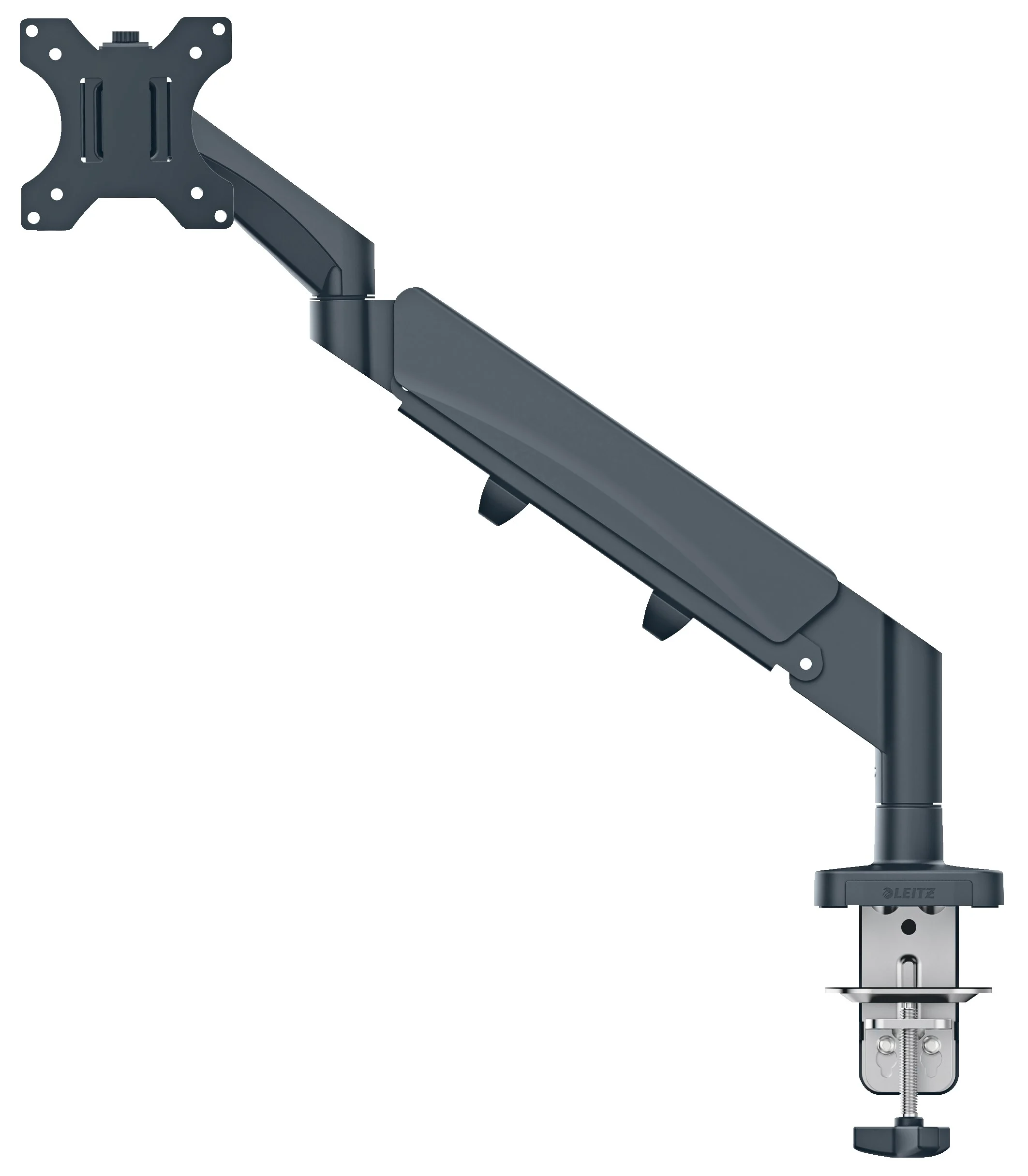 Leitz - Ergo Monitor arm space-saving single - Dark grey - Gratis frakt v:8535642