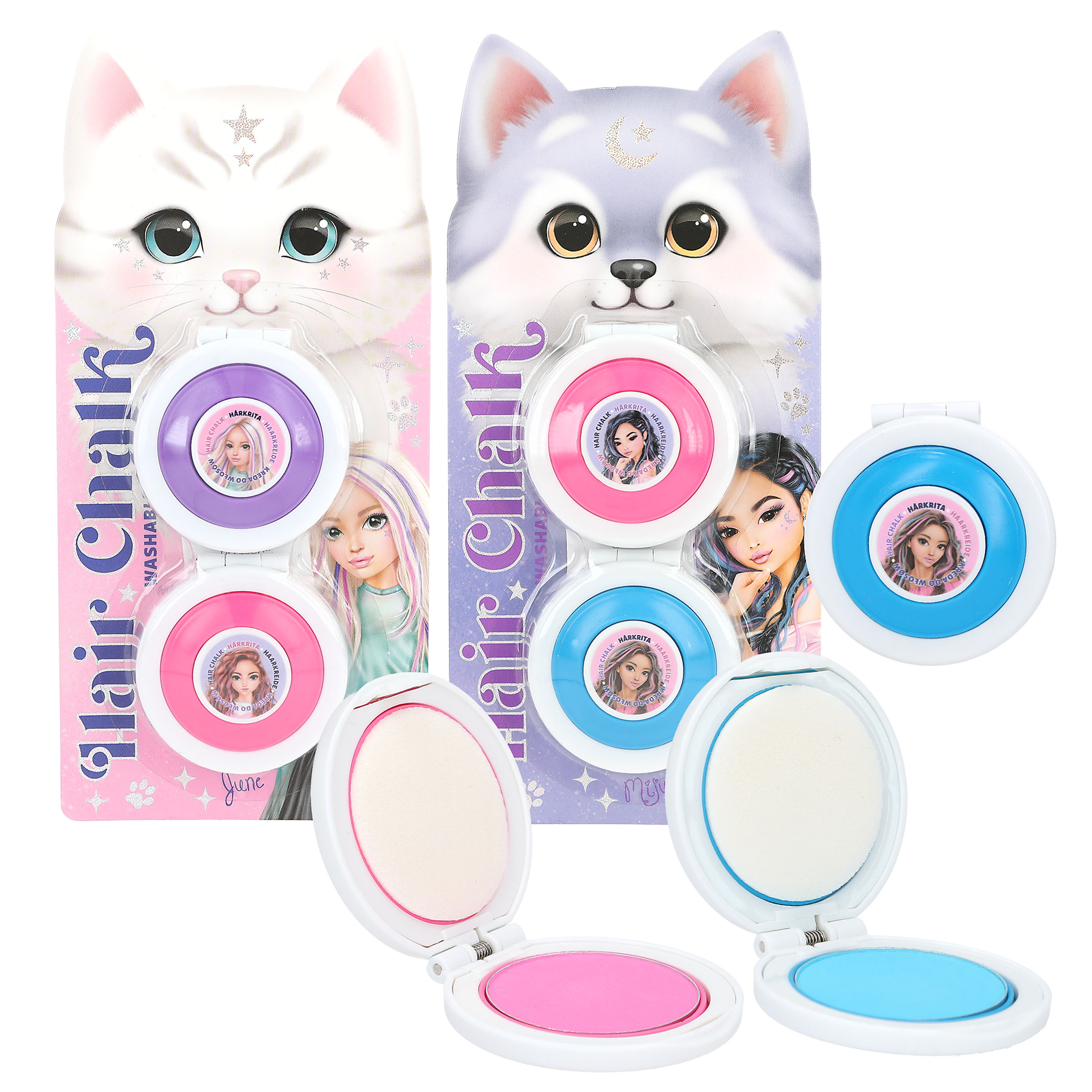 TOPModel – Hair Chalk Set – BEAUTY and ME – Purple and Pink or Pink and Blue v:4872253