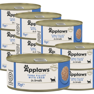 Applaws – 12 x Wet Cat Food 70 g – Tuna & Crab – 0.84 – Tuna & Crab v:4710025 Applaws – 12 x Wet Cat Food 70 g – Tuna & Crab – 0.84 – Tuna & Crab v:4710025