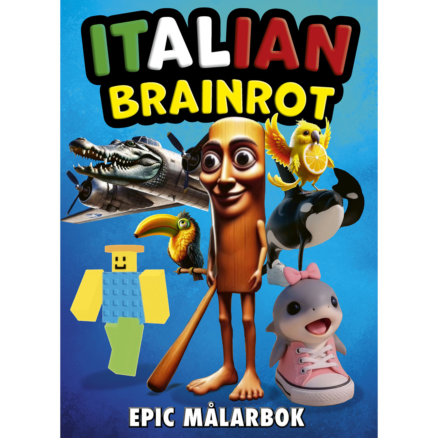 Forlaget Tukan – Epic Målarbok: Italian brainrot v:5567995 Forlaget Tukan – Epic Målarbok: Italian brainrot v:5567995