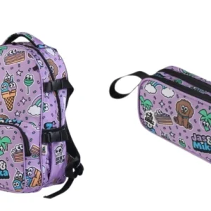 FIRSTGRADE – Jas & Mika Dreams Backpack & Pencilcase – Gratis frakt v:6415987