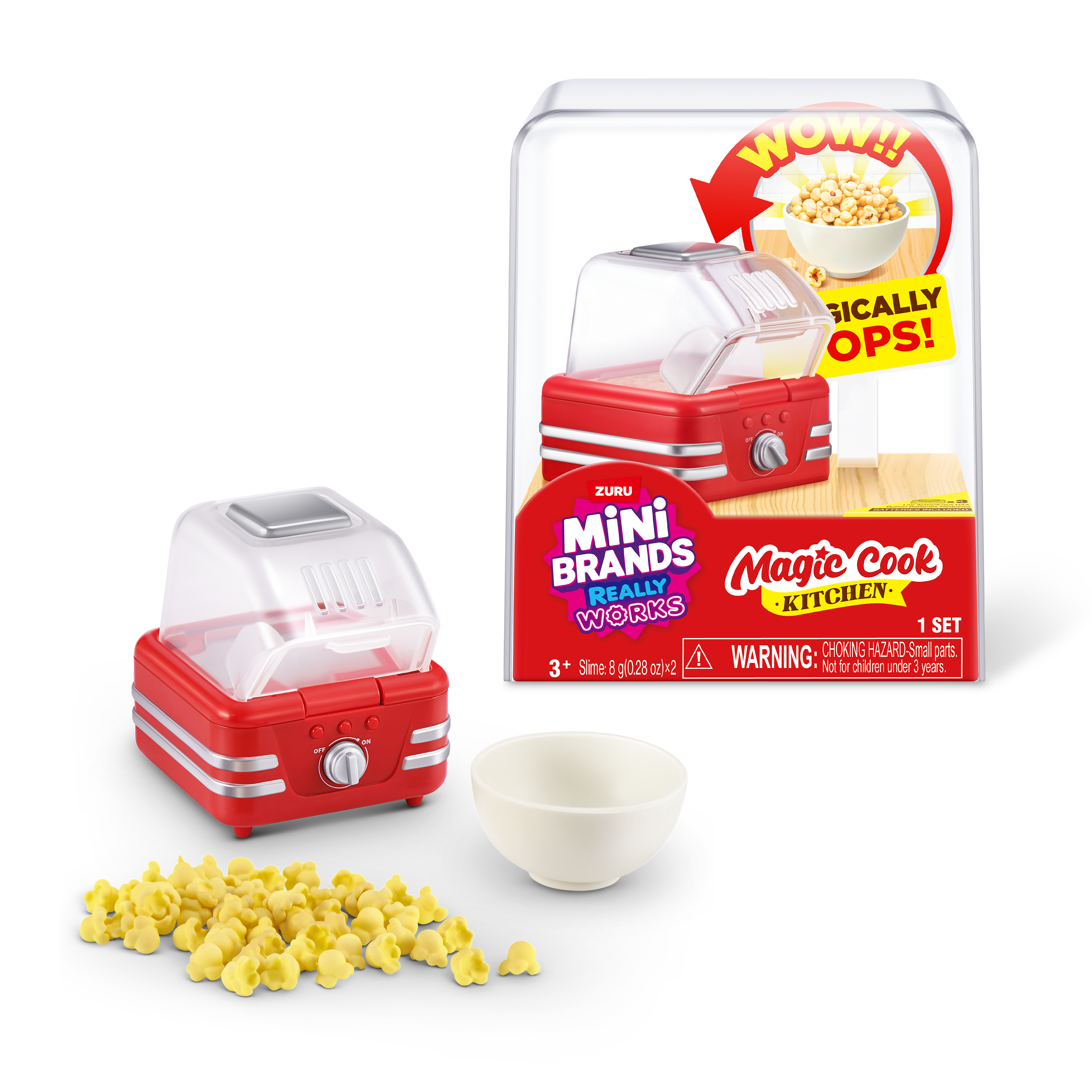 Mini Brands - Magic Cook Kitchen S1 - Popcorn Machine - Popcorn Machine - Bob v:7189873