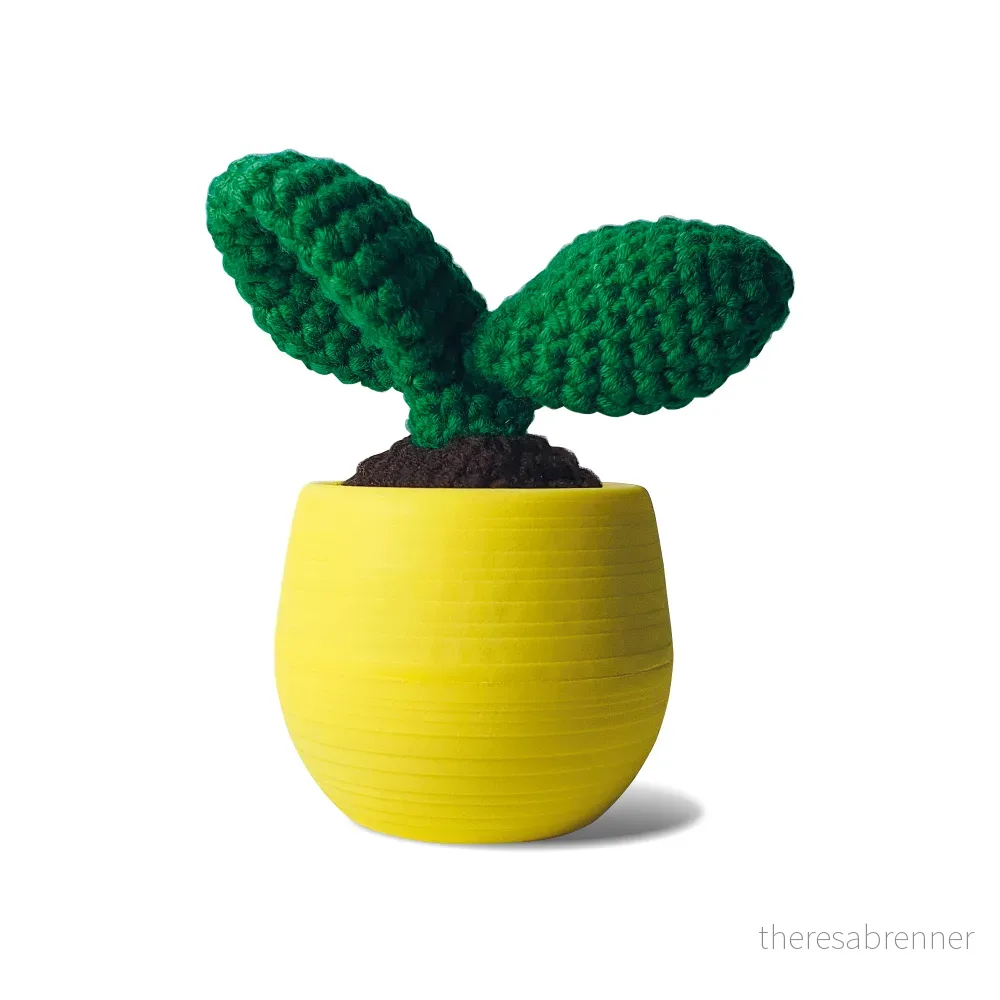 Mustard - Crochet Cacti - Green - 15 cm x 10 cm v:9532065