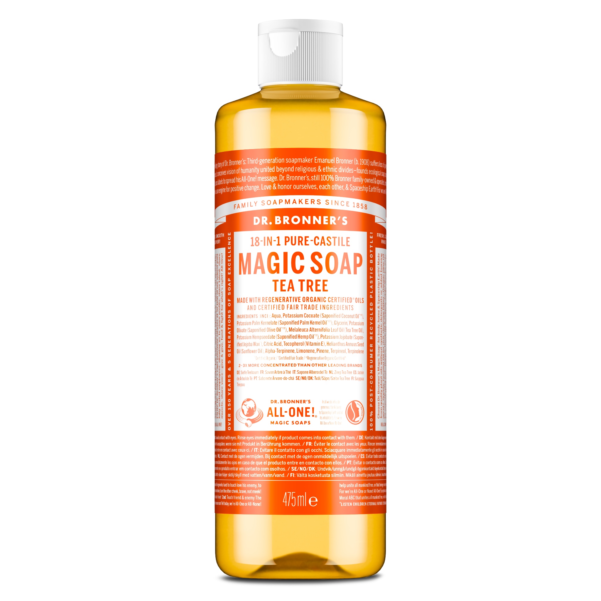 Dr. Bronner's - Magic Soap Tea Tree 475 ml - 475 v:3196649