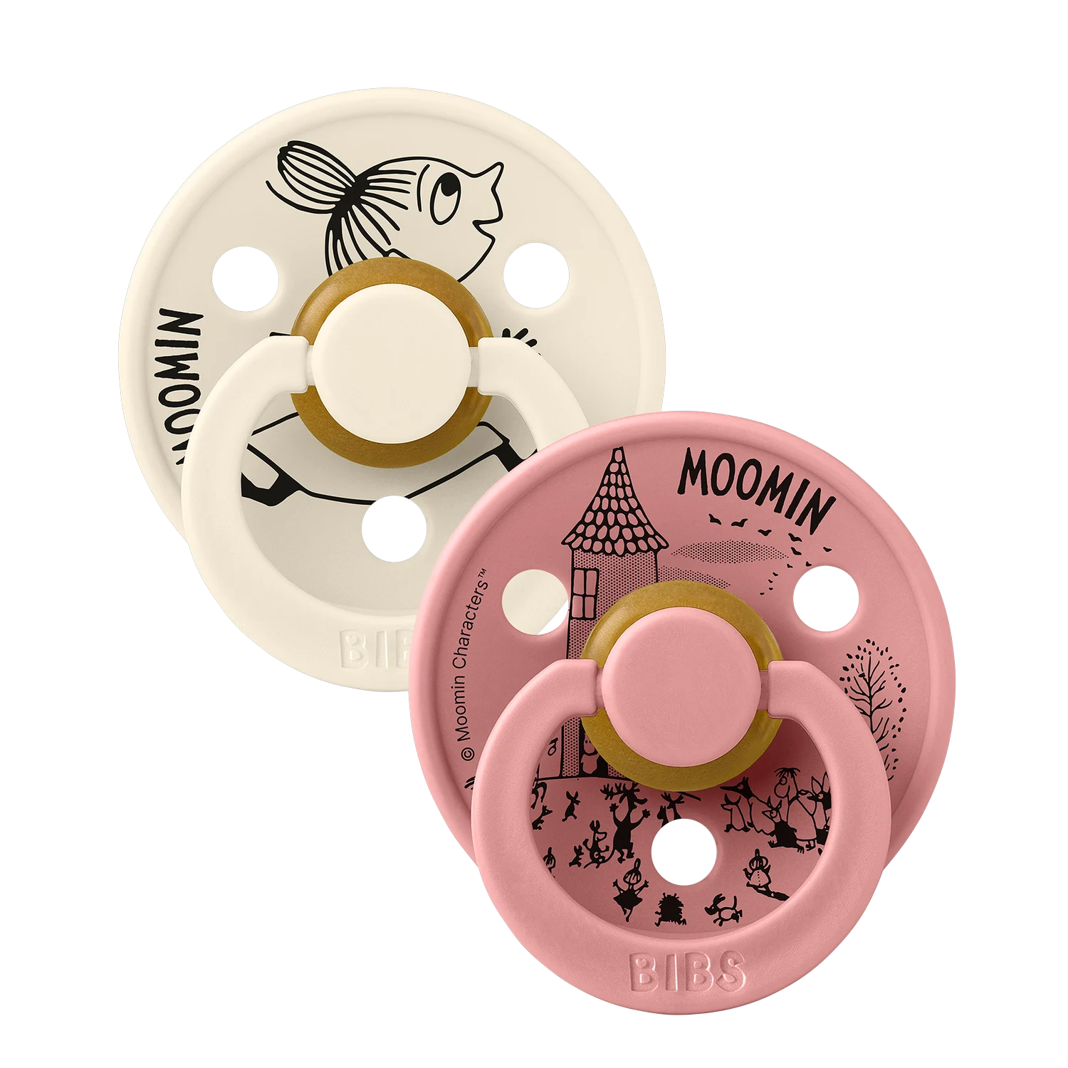 BIBS – BIBS x Moomins Pacifier Colour Little My 2 PACK – Ivory/Dusty Pink – Size 2 v:9558504 BIBS – BIBS x Moomins Pacifier Colour Little My 2 PACK – Ivory/Dusty Pink – Size 2 v:9558504