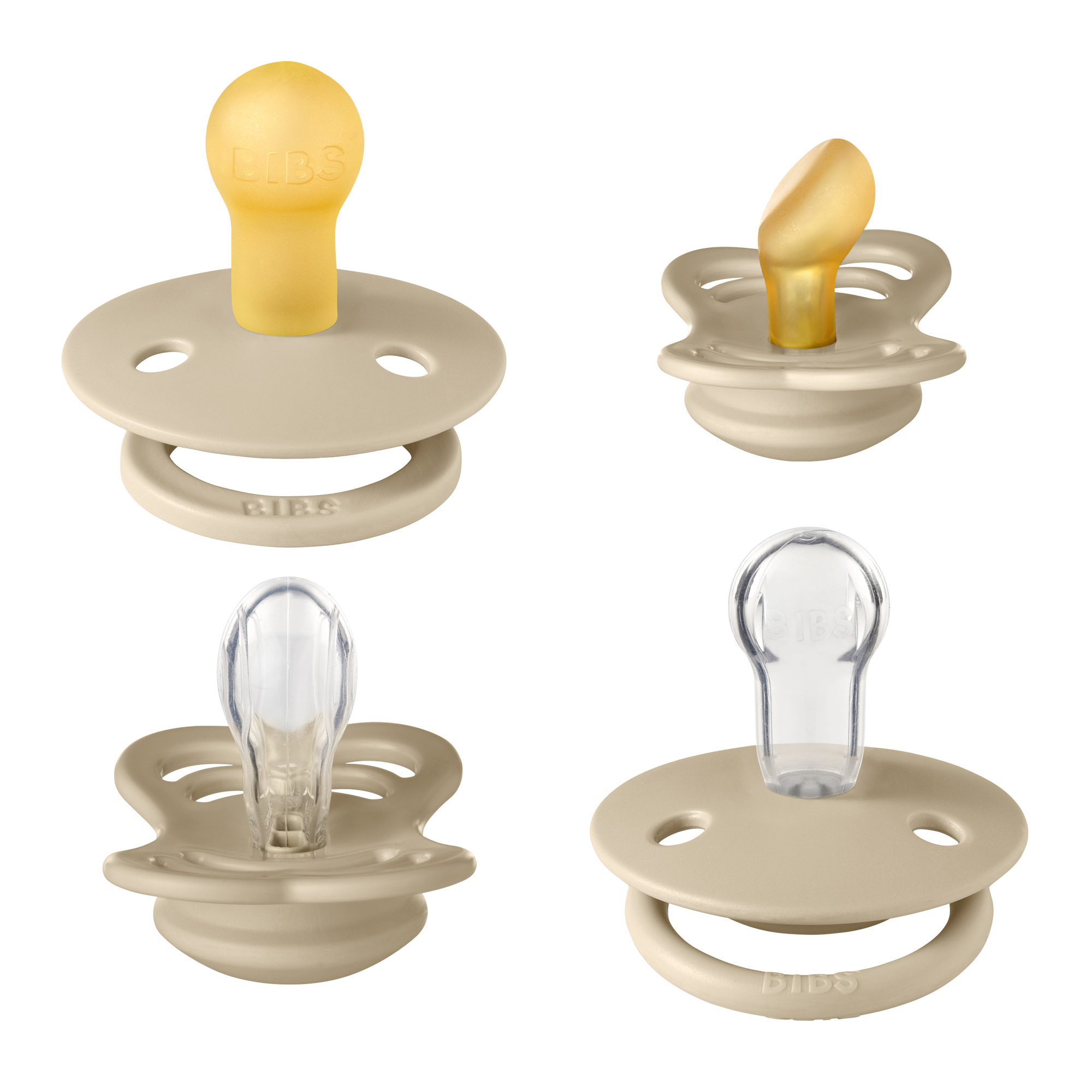 BIBS - Pacifiers Try-it Collection - Vanilla - Size 1 v:1488614