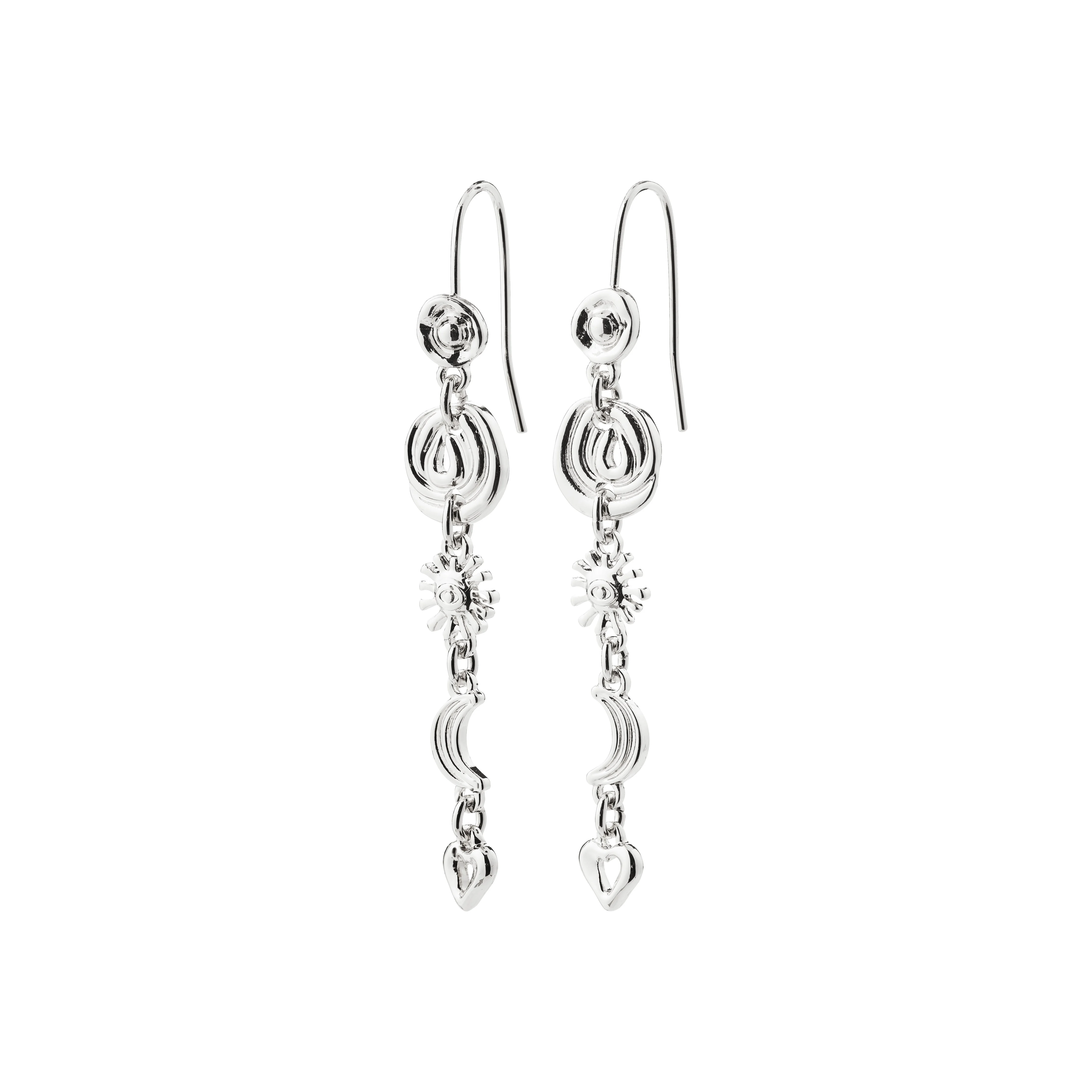 PILGRIM - MISHA Earrings - Silver-Plated - 60 mm v:7634770