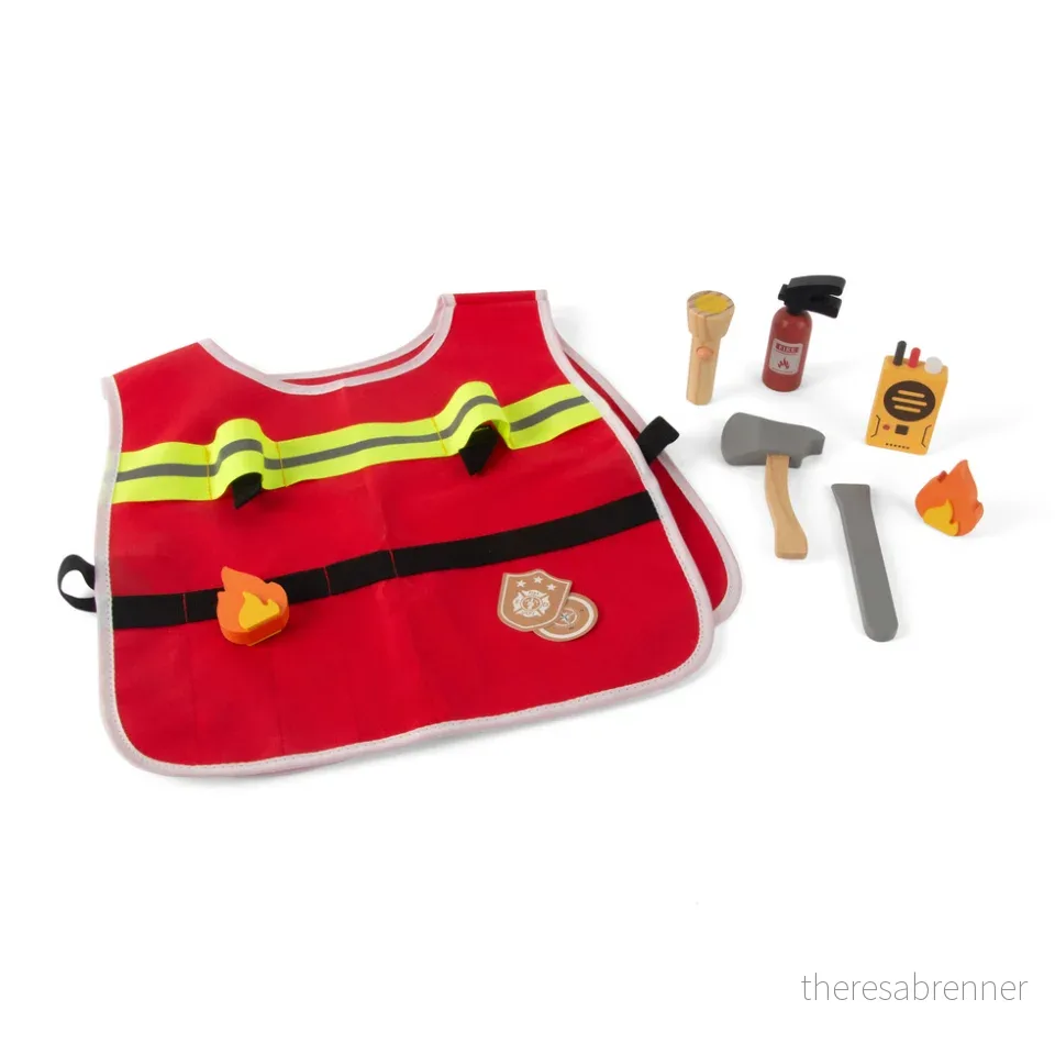 Dantoy – Firefighter play set in wood, 10 psc (5715) v:3179156 Dantoy – Firefighter play set in wood, 10 psc (5715) v:3179156