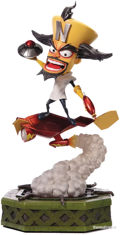 First4Figures - Crash Bandicoot (Dr. Neo Cortex) RESIN Statue /Figure - Gratis frakt v:7609058