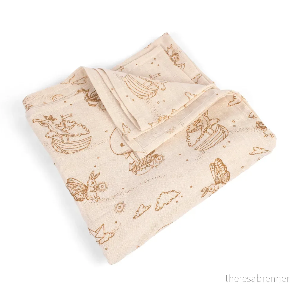 Filibabba – Muslin Swaddle Diaper – Hvid – 120×120 cm (FI-03815) v:7148113 Filibabba – Muslin Swaddle Diaper – Hvid – 120×120 cm (FI-03815) v:7148113