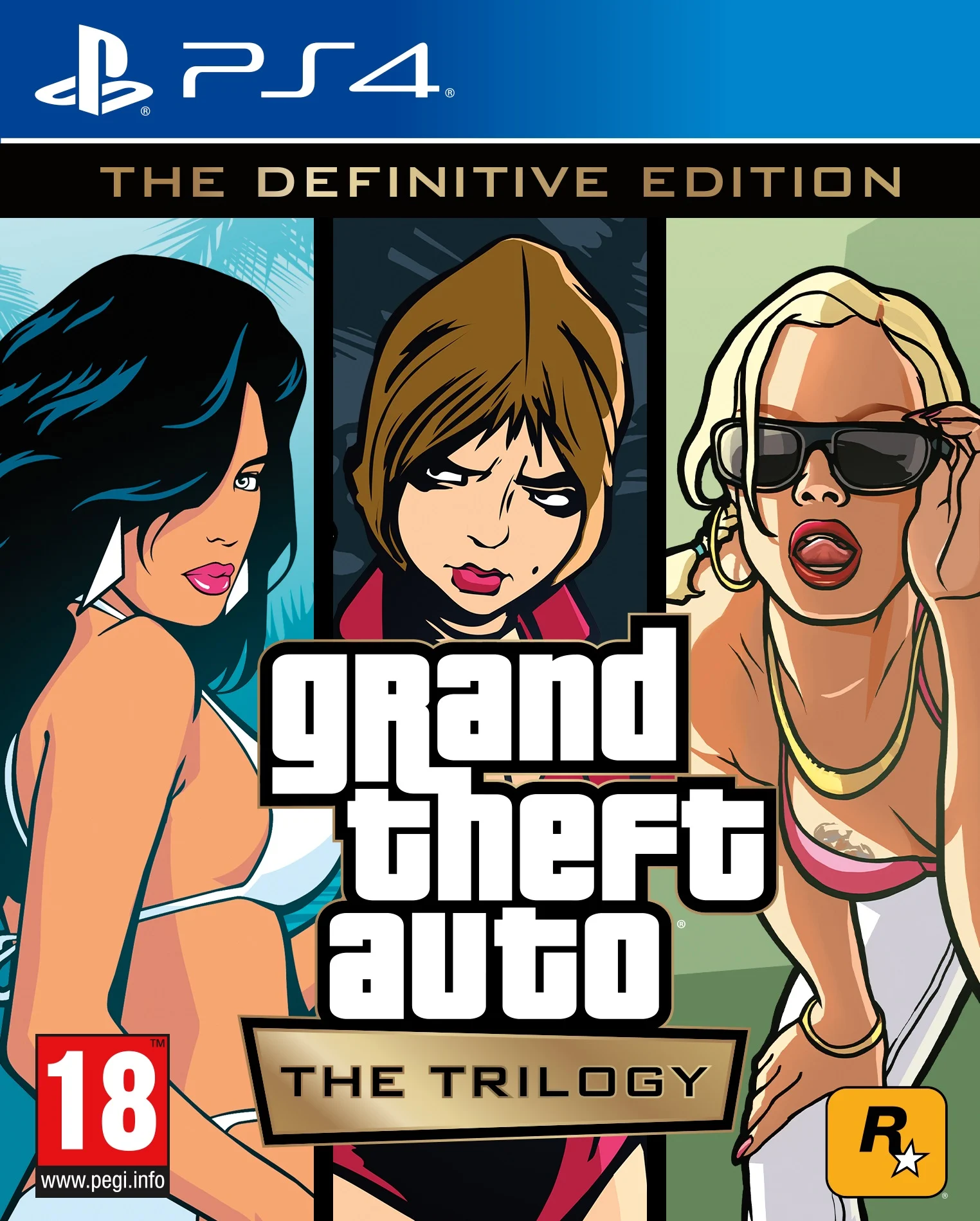 Grand Theft Auto The Trilogy – The Definitive Edition - PlayStation 4 - Nordisk - Definitive Edition v:6229335