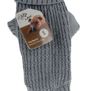 All For Paws – Knitted Dog Sweater Fishermans Grey XXL 46cm – (632.9128) – XXL – Grey v:6874017 All For Paws – Knitted Dog Sweater Fishermans Grey XXL 46cm – (632.9128) – XXL – Grey v:6874017