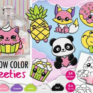 Marabu – Fun & Fancy Sweeties 6x25ml + motiver (822504) v:2259532 Marabu – Fun & Fancy Sweeties 6x25ml + motiver (822504) v:2259532