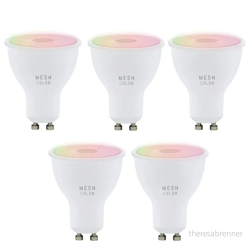 EGLO - Connect-Z GU10 - RGB + TW - Zigbee, Bluetooth (5-pakning) I Bunt - Gratis frakt v:8687069