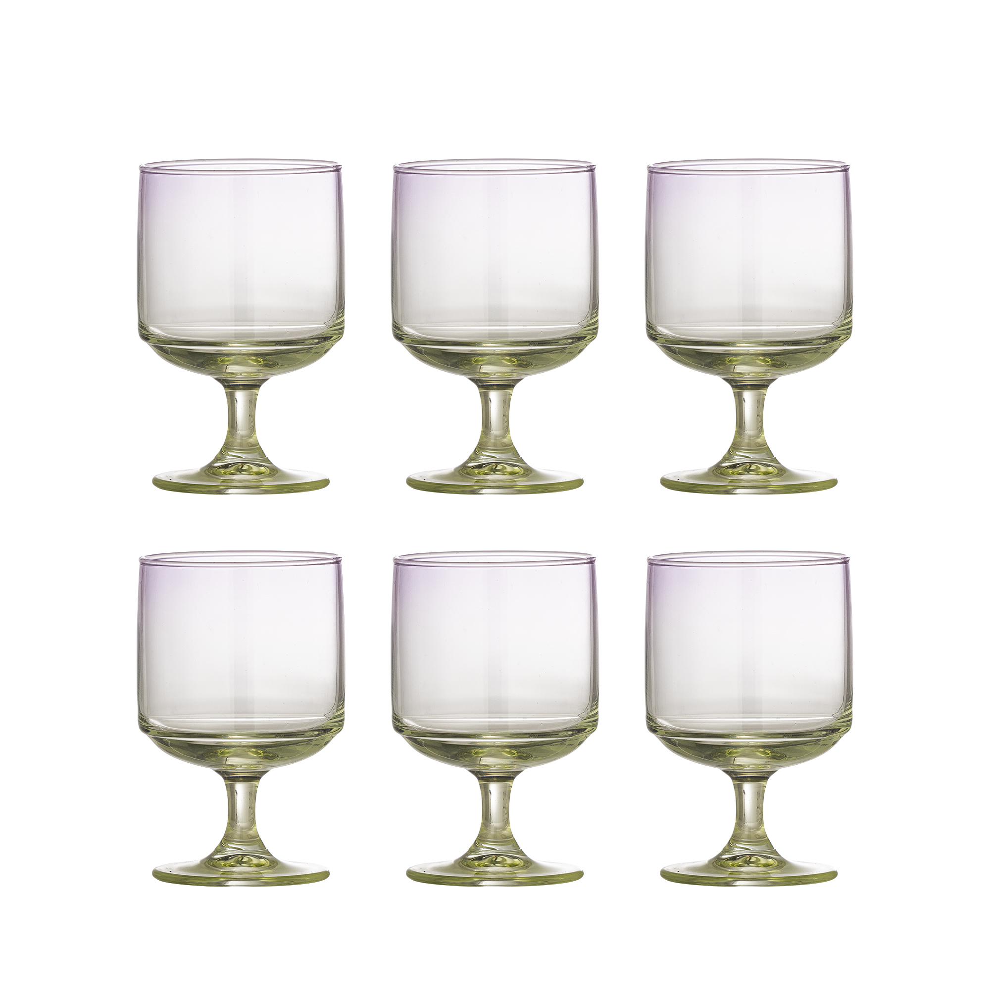 Bloomingville – Luciana drikkeglass – sett med 6 – lilla – Gratis frakt v:6301120