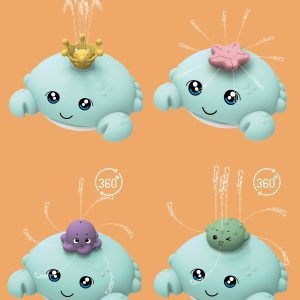 Carlo Baby – Crab with water-spraying accessories and lights +18m Blue (667704) v:3870746