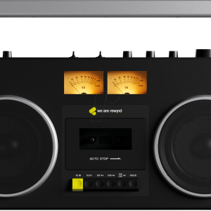 We Are Rewind – Portable speaker with cassette Player recorder noir – CURTIS – Gratis frakt v:1146808 We Are Rewind – Portable speaker with cassette Player recorder noir – CURTIS – Gratis frakt v:1146808