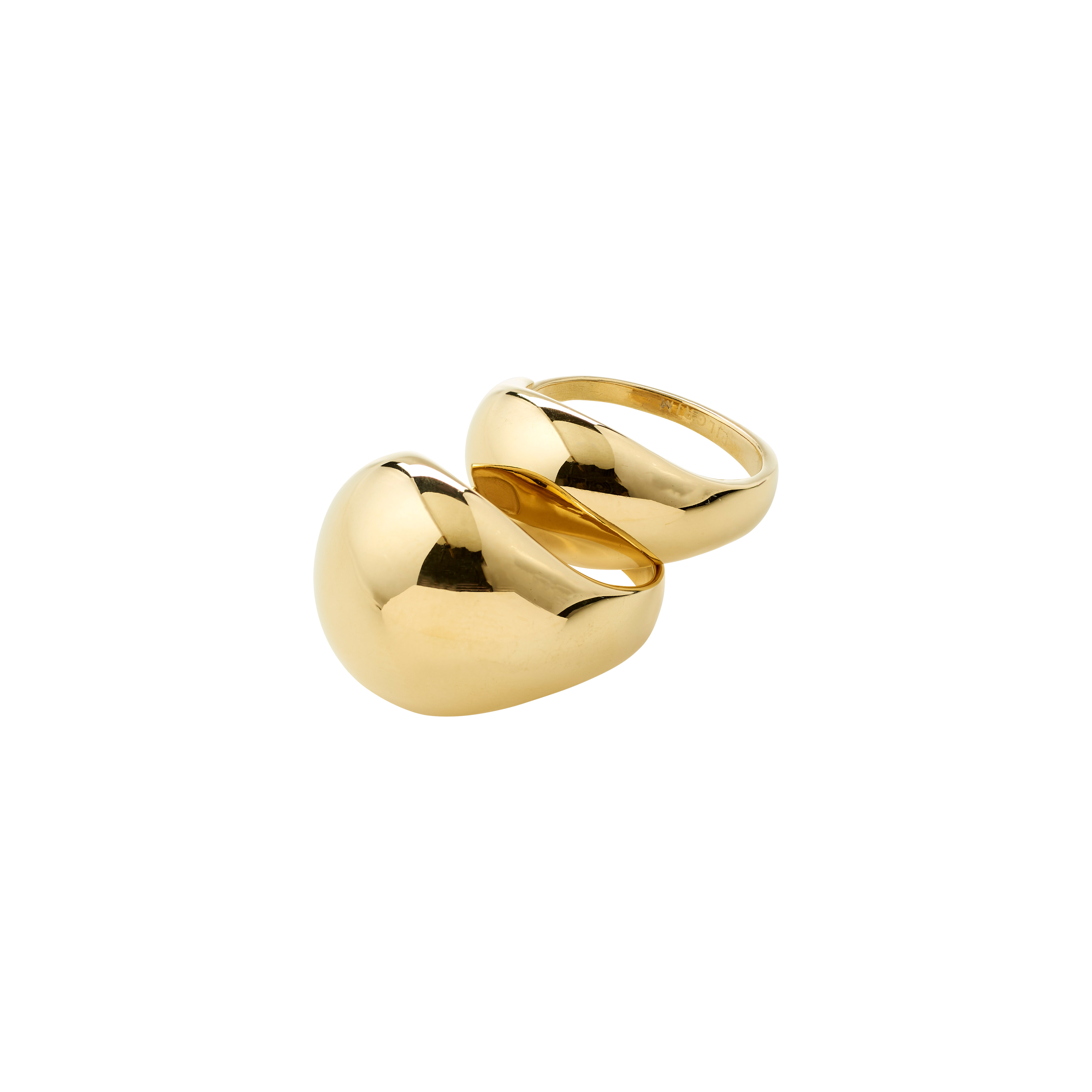 PILGRIM - EVON Rings, 2-in-1 Set - Gold-Plated v:9252829
