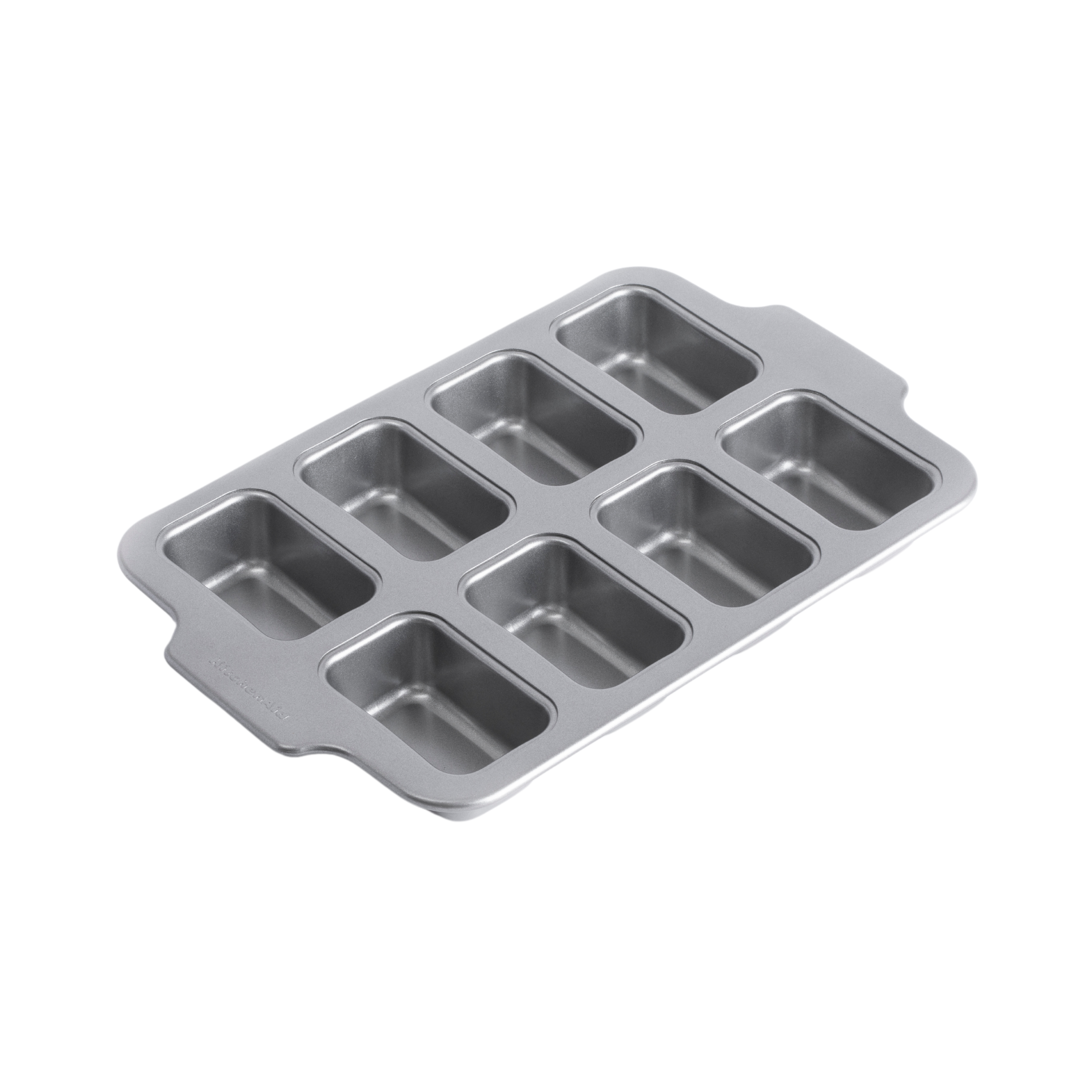 KitchenAid – Metal Bakeware Mini Rectangular Cake Pan – Silver v:9109966 KitchenAid – Metal Bakeware Mini Rectangular Cake Pan – Silver v:9109966