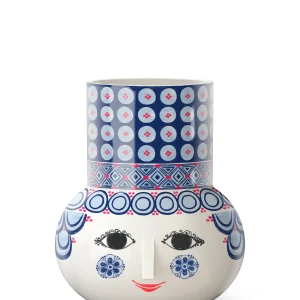Bjørn Wiinblad – Olga Vase – Blå – 20 cm – Gratis frakt v:1400773 Bjørn Wiinblad – Olga Vase – Blå – 20 cm – Gratis frakt v:1400773