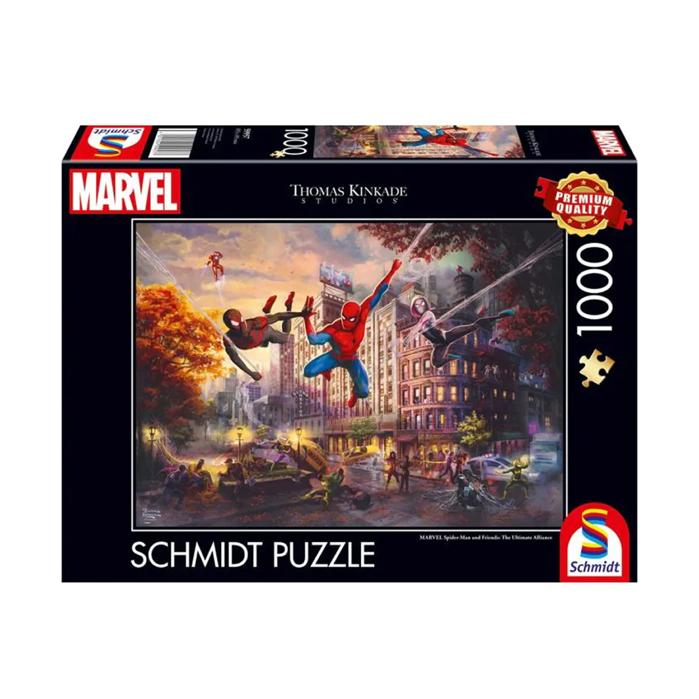 Schmidt - Thomas Kinkade: Marvel - Spider-Man and Friends - The Ultimate Alliance (1000 pieces) v:4520287
