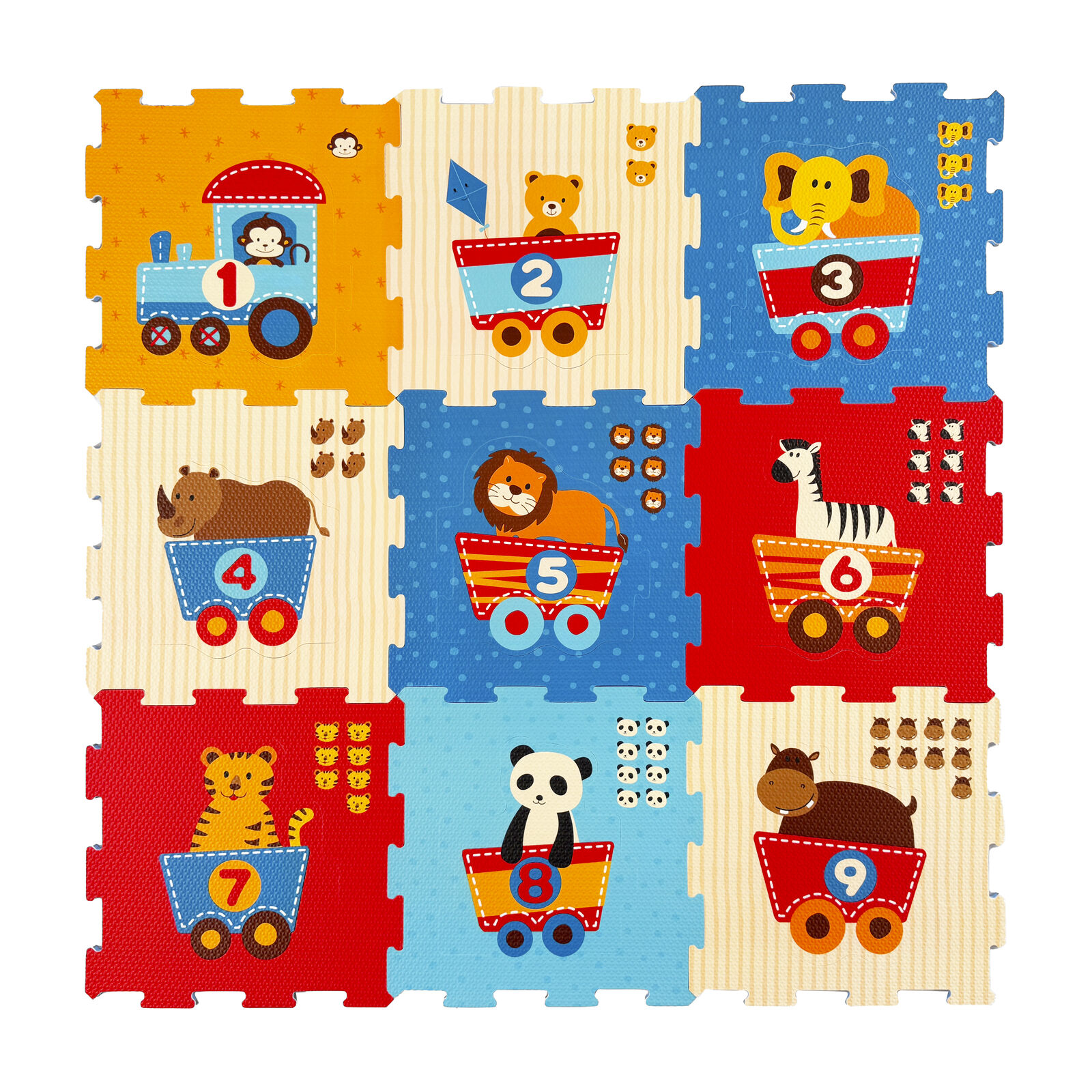 B Beez - Foam Floor Puzzle Mat, 19 Pcs (53004) v:7755507