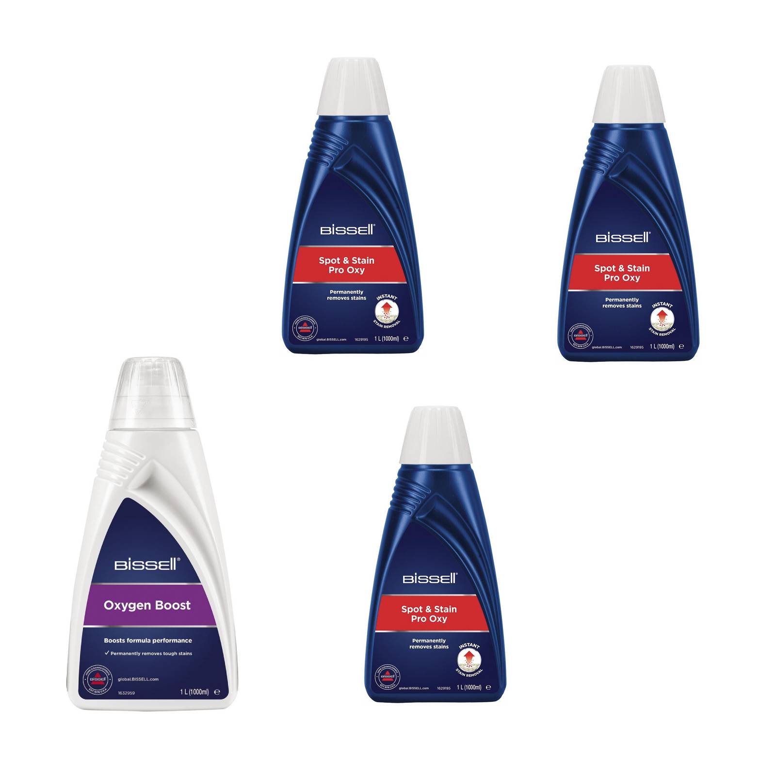 Bissell – 3xSpot & Clean Pro Oxy 1L & 1 Oxygen Boost 1L – Bundle – Gratis frakt v:4201395