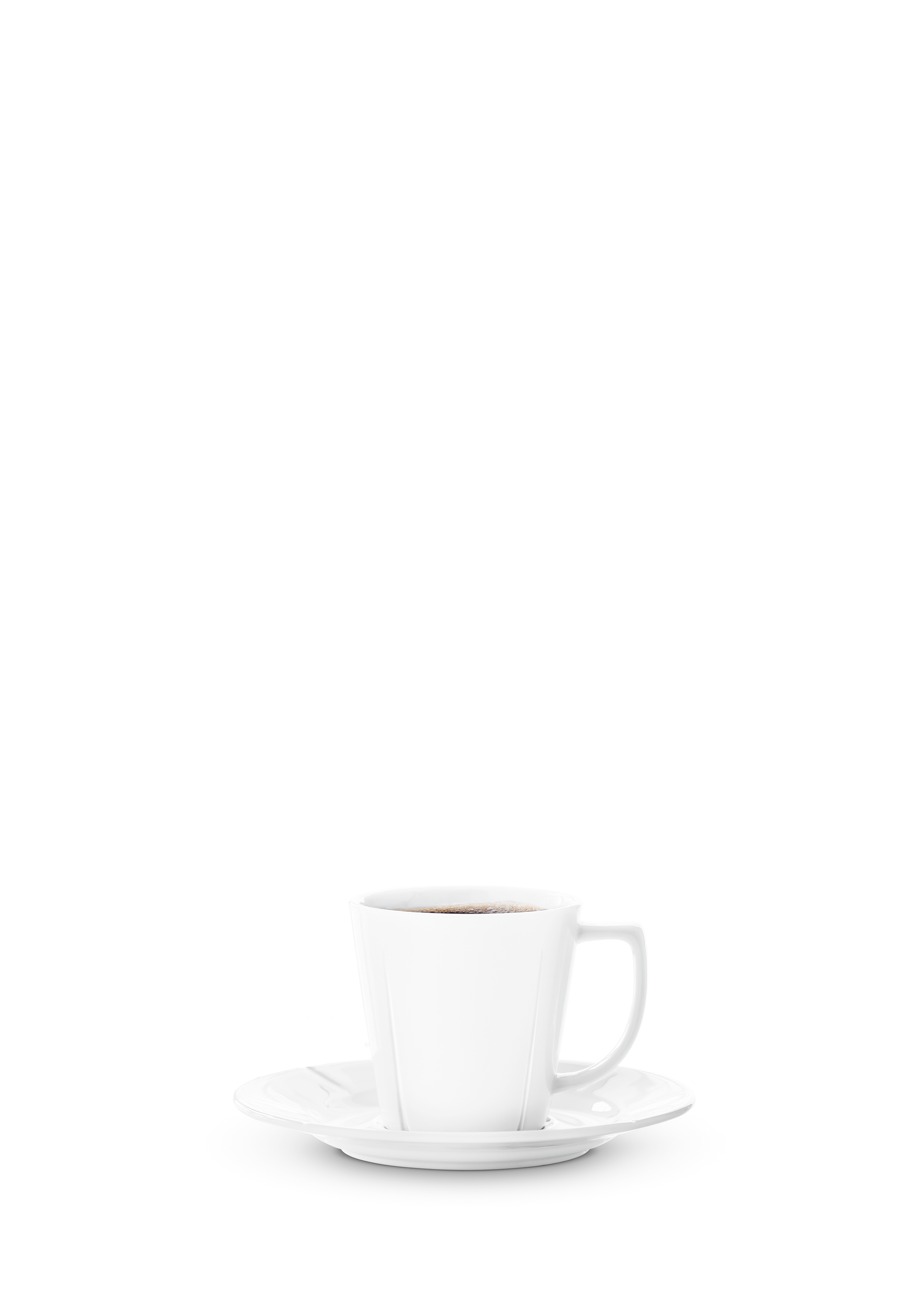 Rosendahl - GC Kaffekopp med skål - White - 26 cl - 4 stk. - Gratis frakt v:8377541