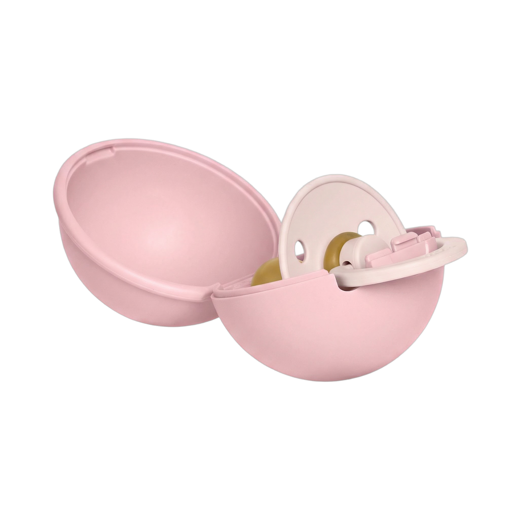 BIBS – Colour Pacifier Round Latex & Pacifier Case Mini – Petal / Baby Pink – Size 1 v:6329886 BIBS – Colour Pacifier Round Latex & Pacifier Case Mini – Petal / Baby Pink – Size 1 v:6329886