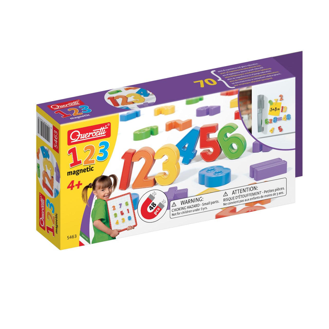 Quercetti – Magnetic Numbers (48 pcs) – (QU-5463) v:2915475