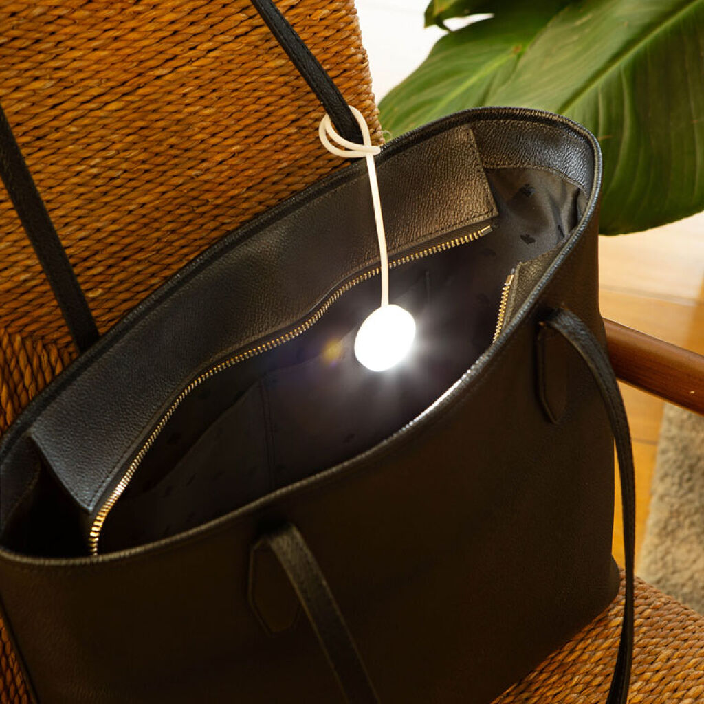 Kikkerland - Rechargeable Purse Light - 1.50 x 8.25 x 0.50 inches v:7713288