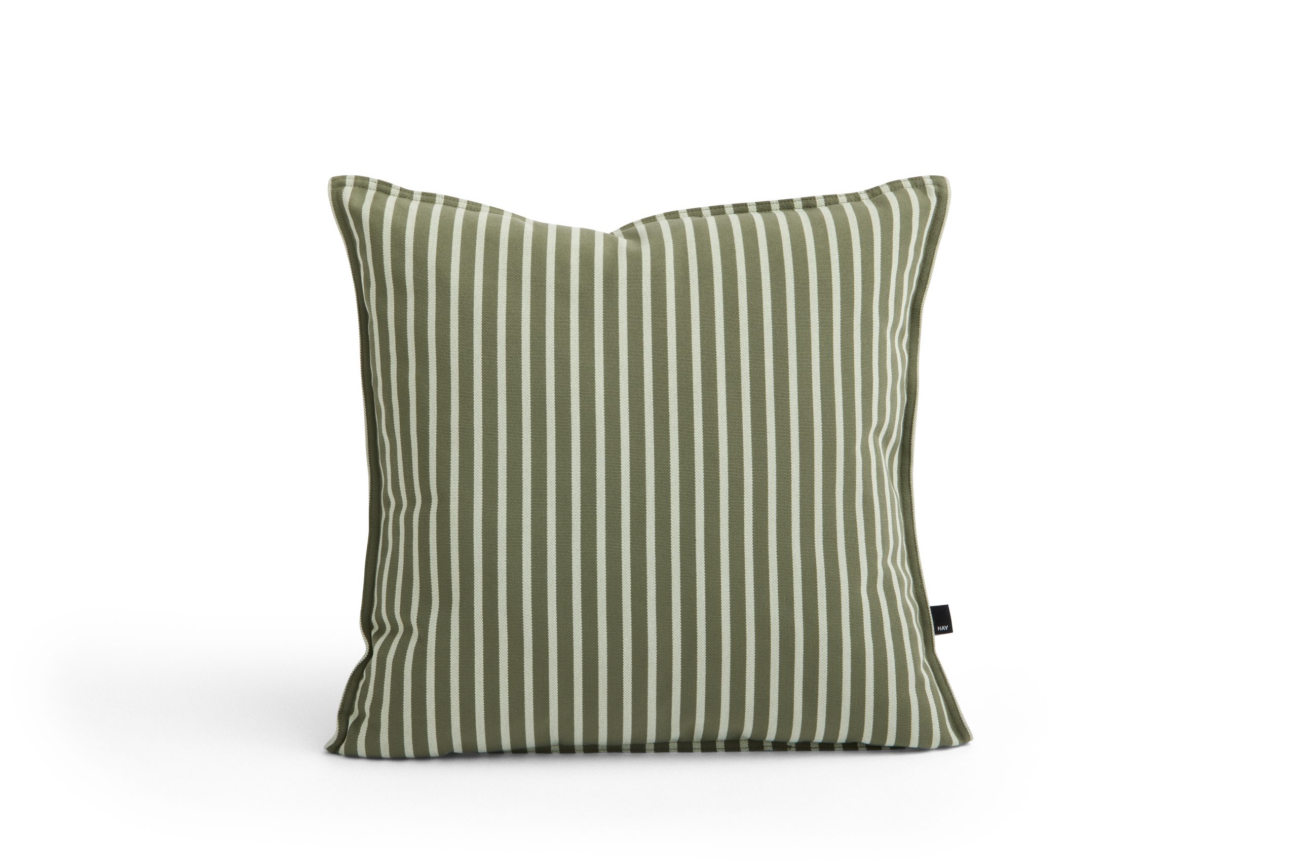HAY - Terrazza Cushion - 50x50 cm - Oliven Bred Stripe - Olive Bold Stripe - 50.0 - 50.0 v:9076196
