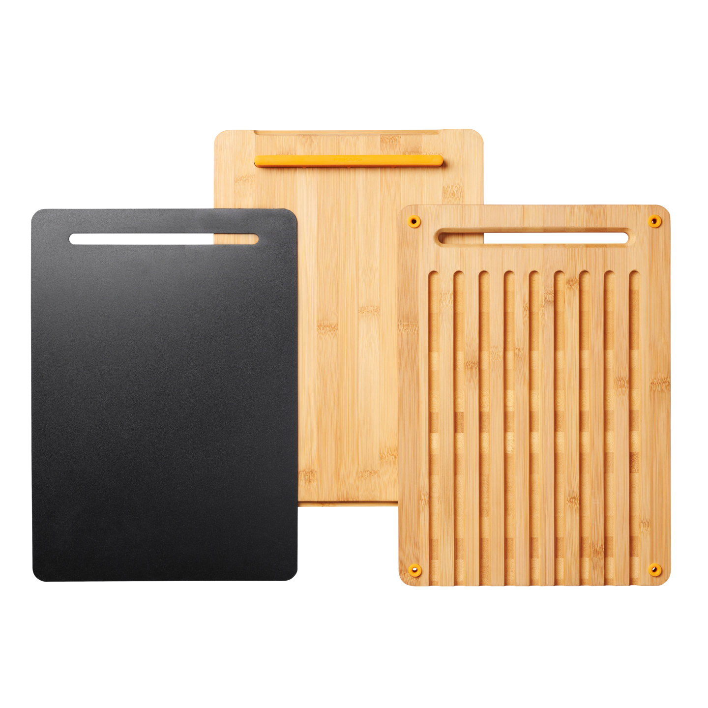 Fiskars - FunctionalForm Bambus Skjærebrett - Sett med 3 v:6332919