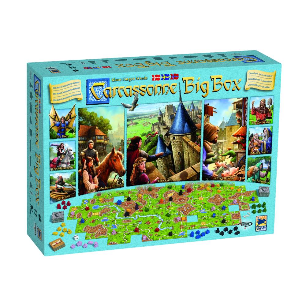 Carcassonne – Big Box (Nordic) (MDG031) – Gratis frakt v:5275639 Carcassonne – Big Box (Nordic) (MDG031) – Gratis frakt v:5275639