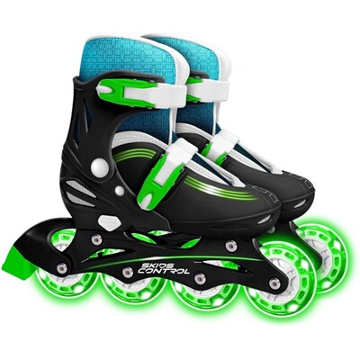Skids Control – INLINERS w/light. Adjustable size 30-33 ( 60226 ) – Gratis frakt v:6776735