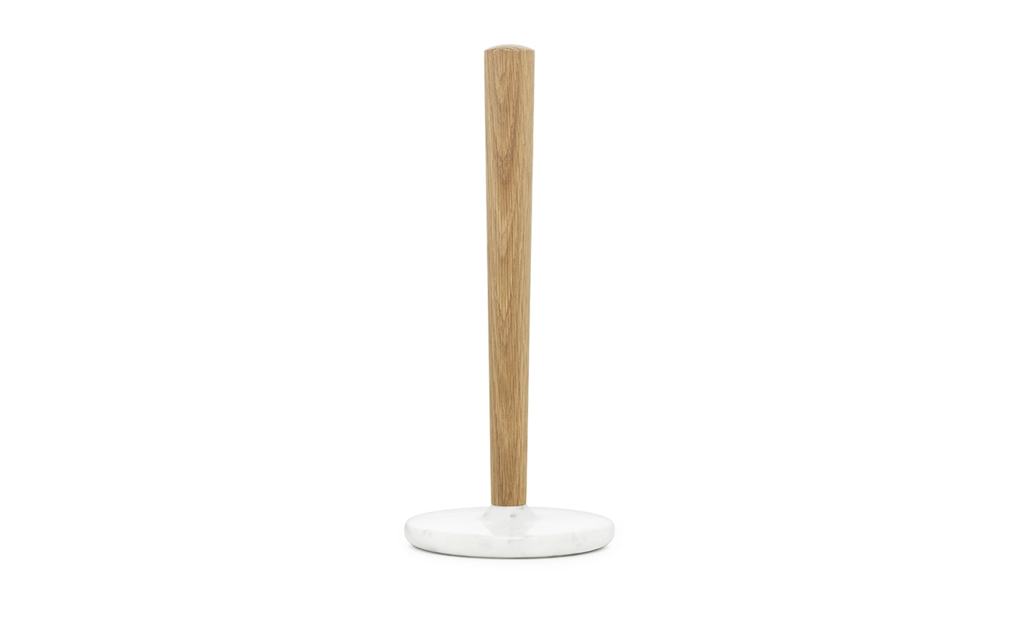 Normann Copenhagen - Craft Kjøkkenrulleholder - H32,5 cm - Eik/Hvit - White - Gratis frakt v:7187905