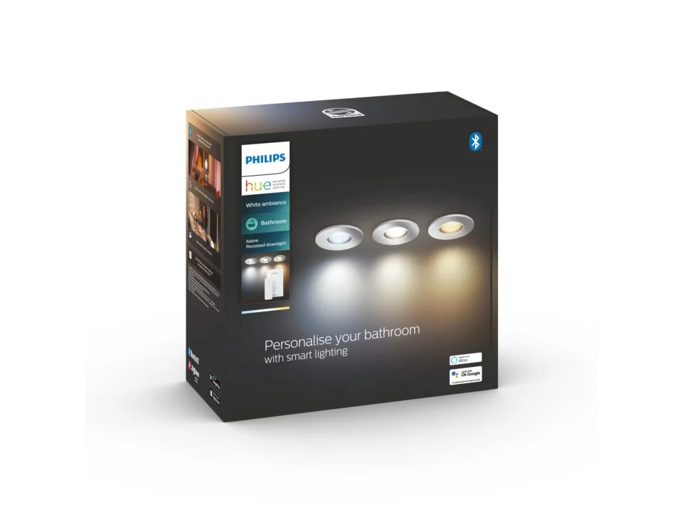 Philips Hue – Hvit stemning Adore innfelt baderoms downlight - Gratis frakt v:9777875