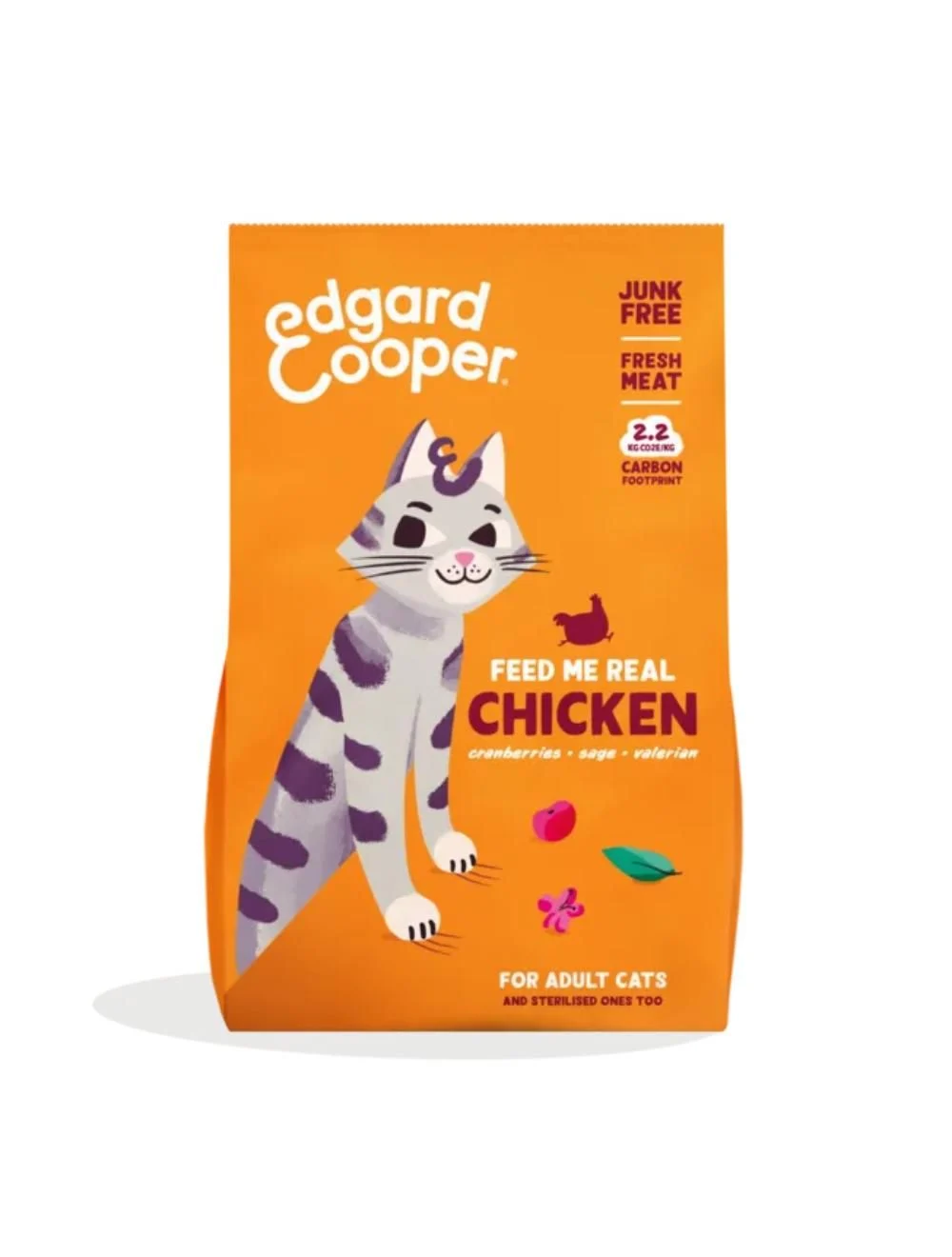 Edgard Cooper - Cat Adult Dryfood Chicken - 2kg v:5456982