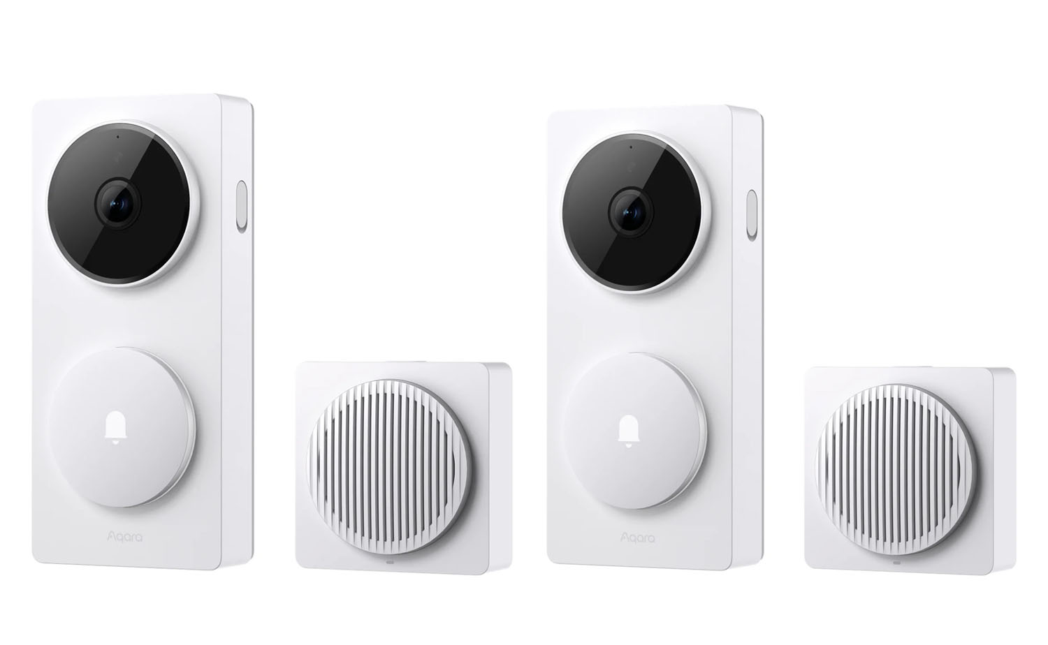 Aqara G410 Smart Dørklokke Kamera Hub – 2K – Hvit – 2 pk - Gratis frakt v:1810189
