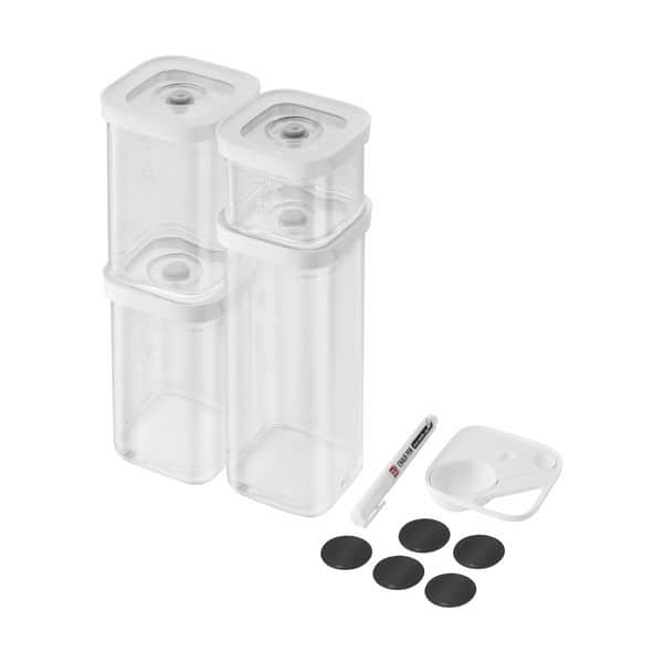 Zwilling - Fresh & Save, CUBE Set - transparent-white - S / 6-pcs - Gratis frakt v:5119675